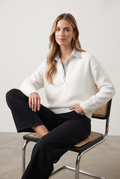 Pull col chemise